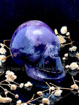 Amethyst Skull Sculpture 