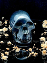 Hematite Skull Sculpture 