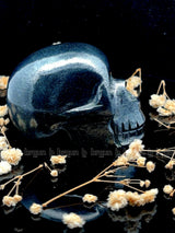 Hematite Skull Sculpture 