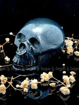 Hematite Skull Sculpture 
