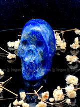 Lapiz Lazuli Skull Sculpture 
