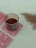 Rose Quartz Square Coasters