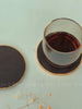 Black Agate Round Coasters