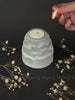 Selenite Tealight pyramid