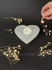 Selenite Tealight Heart