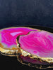 Pink Agate Coasters