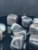 NaturalHematite tumbled crystals by Braun Homes √ê polished healing stones for meditation, Reiki, chakra balancing, anxiety relief, and spiritual energy protection in deep purple hues
