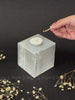 Selenite Tealight Square