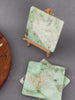 Amazonite Square Coasters