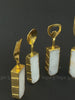 White Quartz Cake Server