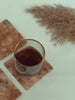 Fire Quartz Square Coasters