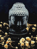 Black Obsidian Buddha Face