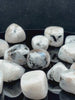 NaturalRainbow Moonstone tumbled crystals by Braun Homes √ê polished healing stones for meditation, Reiki, chakra balancing, anxiety relief, and spiritual energy protection in deep purple hues