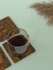 Tiger Eye Square Coasters