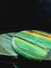 Green Mica Round Coasters