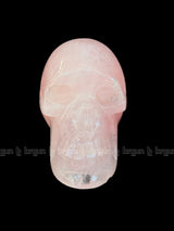 Rose quartz Skull Sculpture 