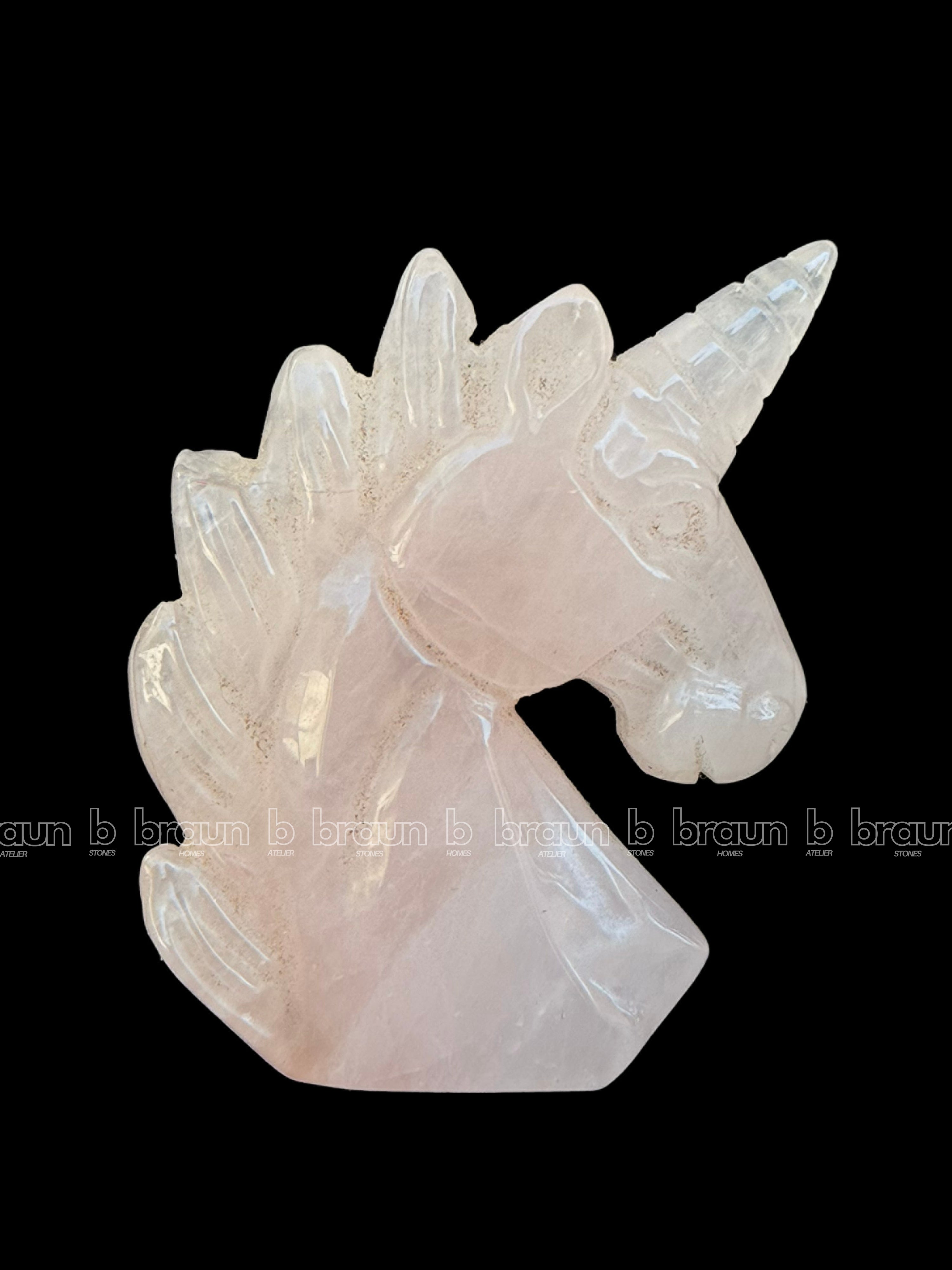Rose Quartz Unicorn Medium thumbnail 3