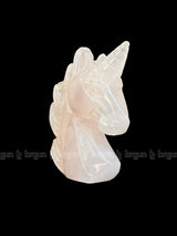 Rose quartz Unicorn Sculpture 