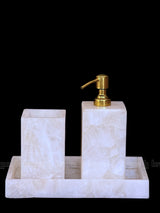 White Quartz Toothbrush holder